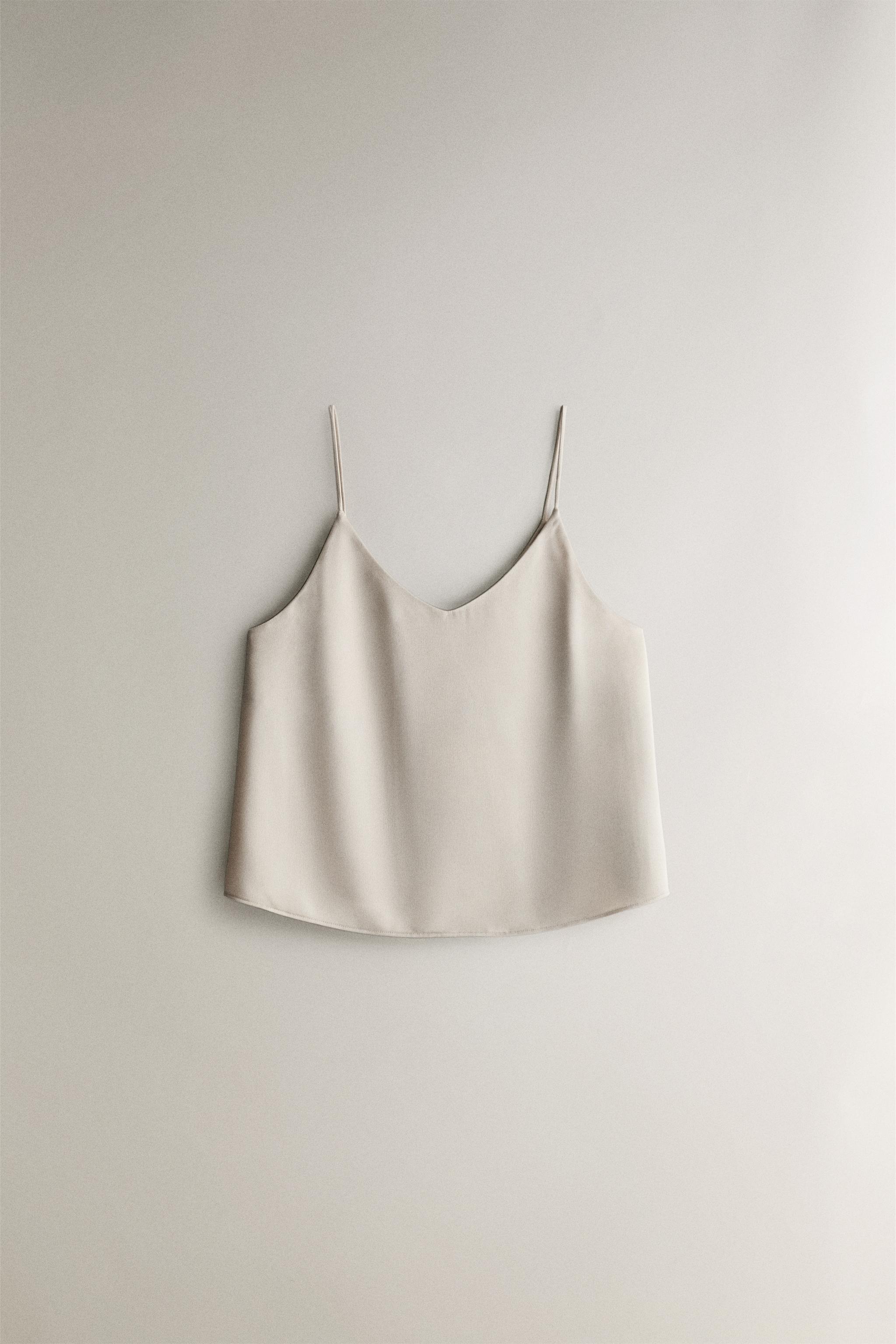 TOP EN SATIN UNI